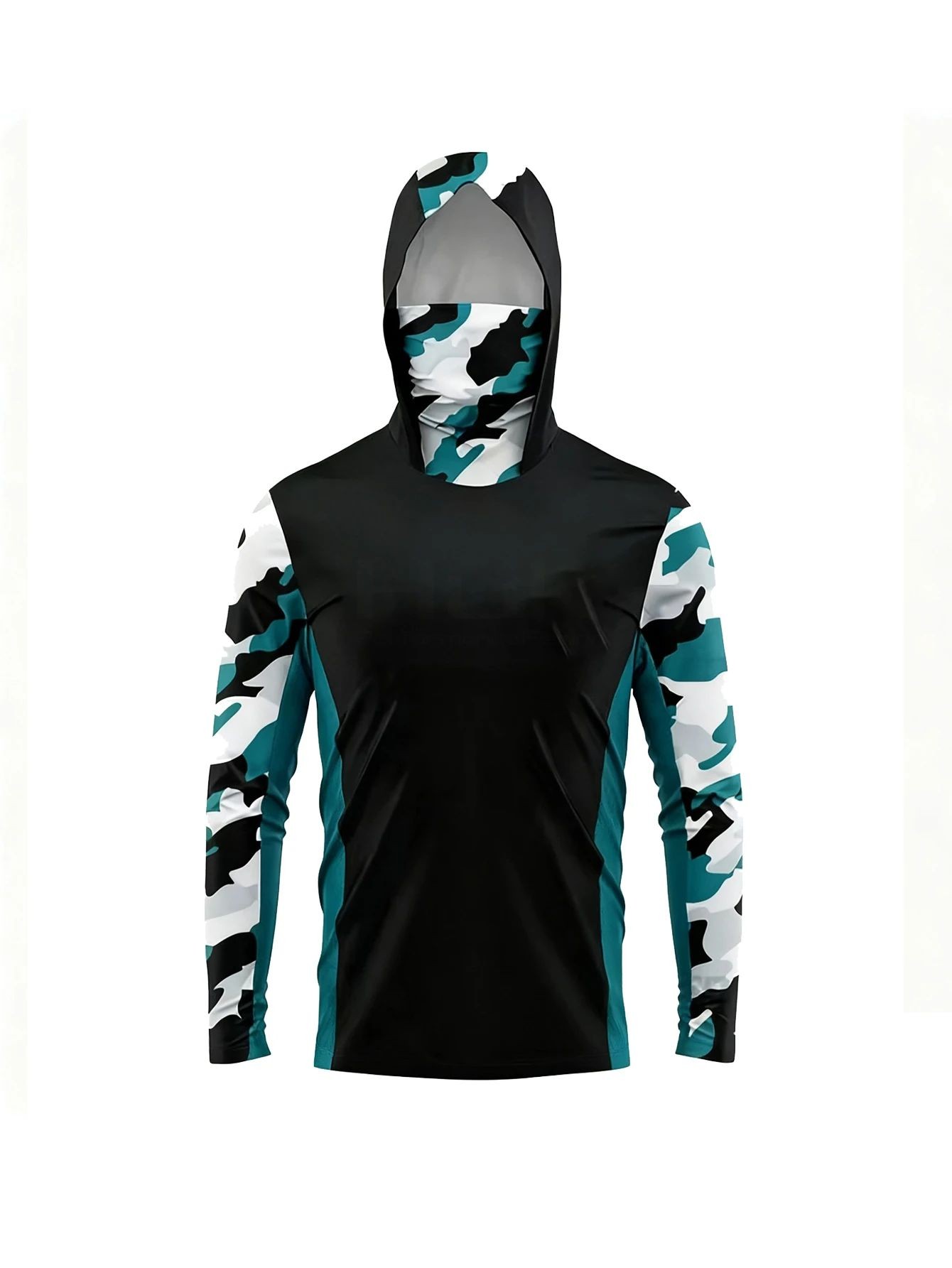 Outdoor Men Fishing Hooded Shi - Embellish Knit 评论和价格