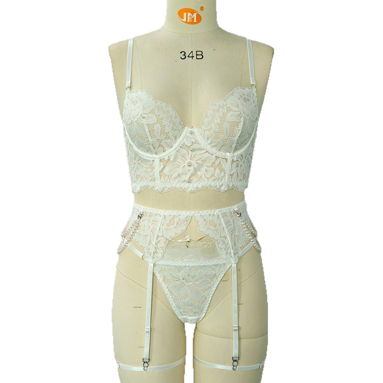 Sexy Lingerie Fashionable Wome - Pearl Trim Chain 评论和价格