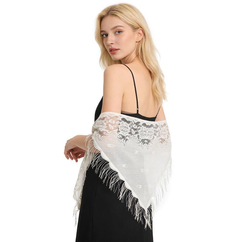 Tassel Fringe Bridal Wrap Tria - Tassel Fringe Trim 评论和价格